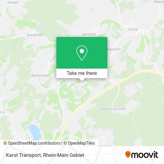 Карта Karst Transport