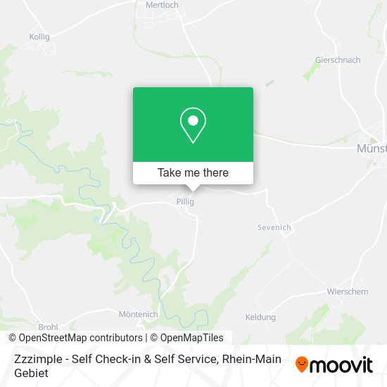 Zzzimple - Self Check-in & Self Service map
