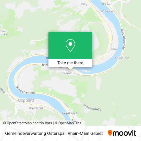 Карта Gemeindeverwaltung Osterspai