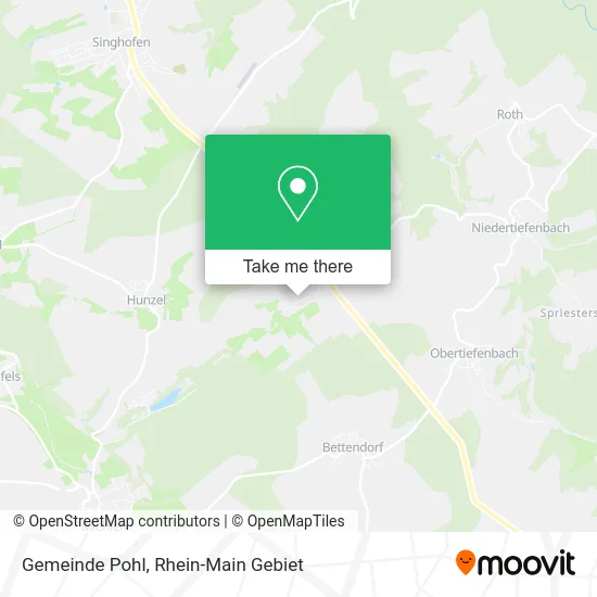 Карта Gemeinde Pohl