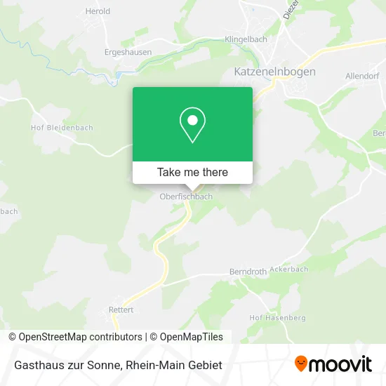 Карта Gasthaus zur Sonne