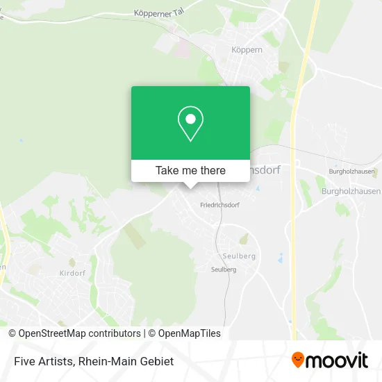 Карта Five Artists