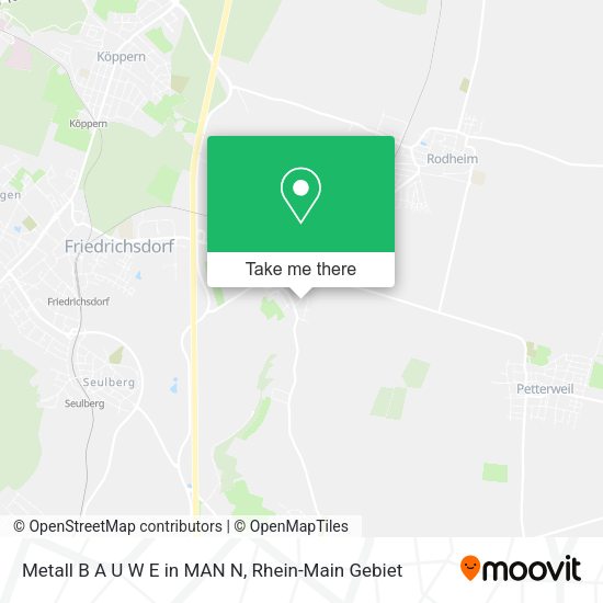 Карта Metall B A U W E in MAN N