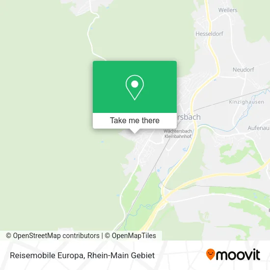 Карта Reisemobile Europa