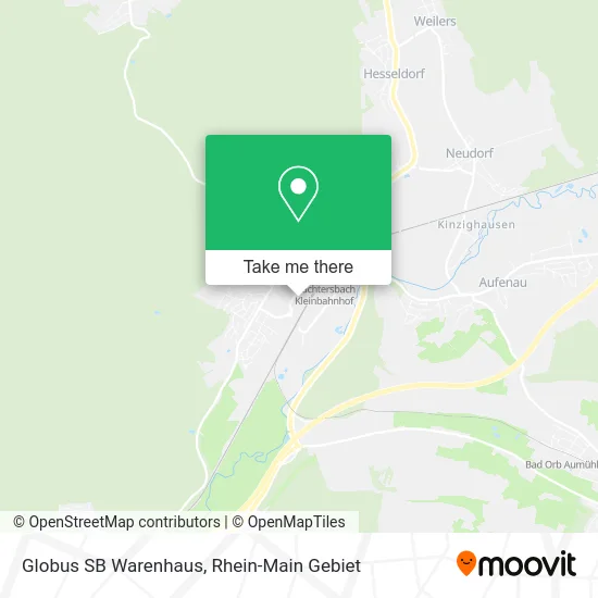 Globus SB Warenhaus map