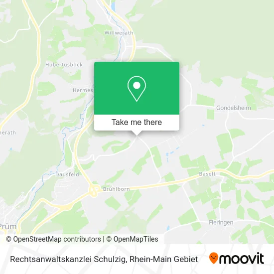 Карта Rechtsanwaltskanzlei Schulzig