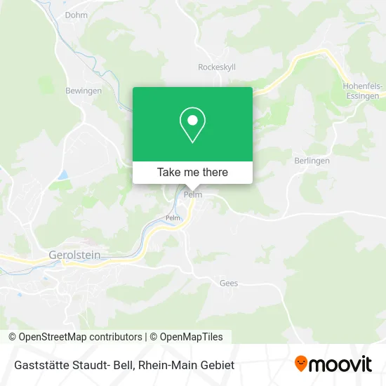 Карта Gaststätte Staudt- Bell