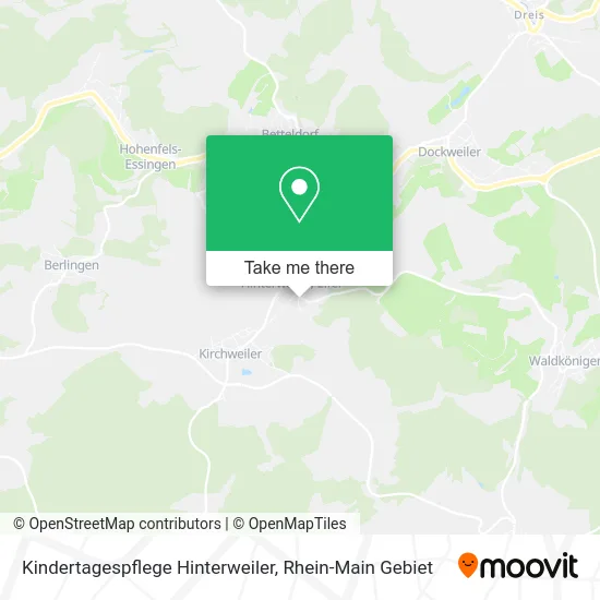 Карта Kindertagespflege Hinterweiler