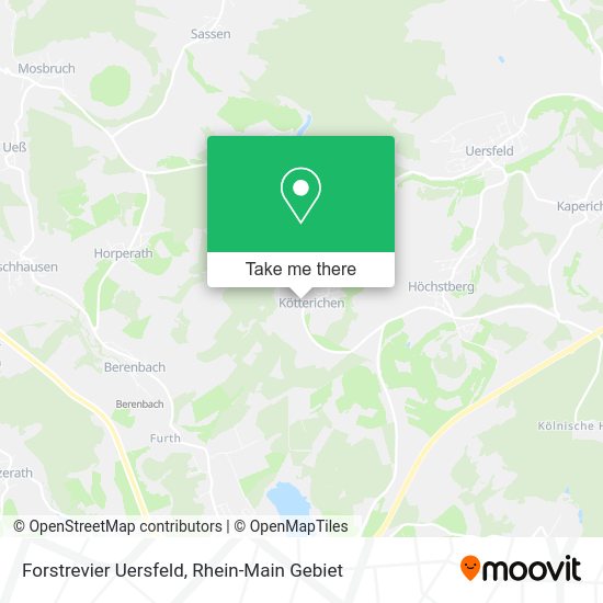 Карта Forstrevier Uersfeld