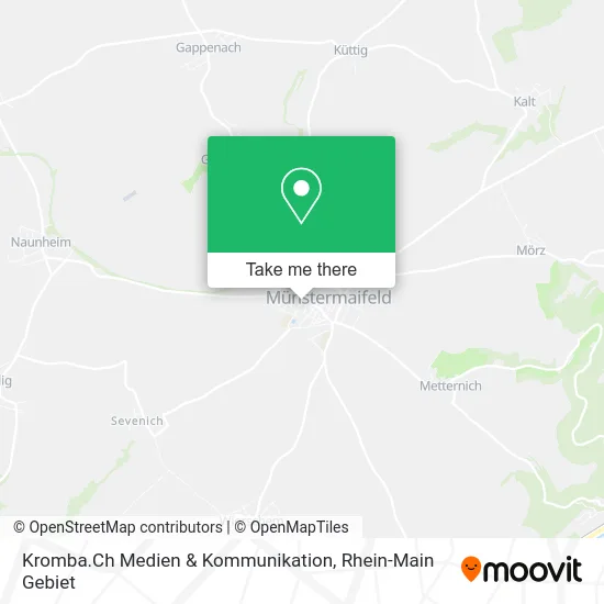 Kromba.Ch Medien & Kommunikation map