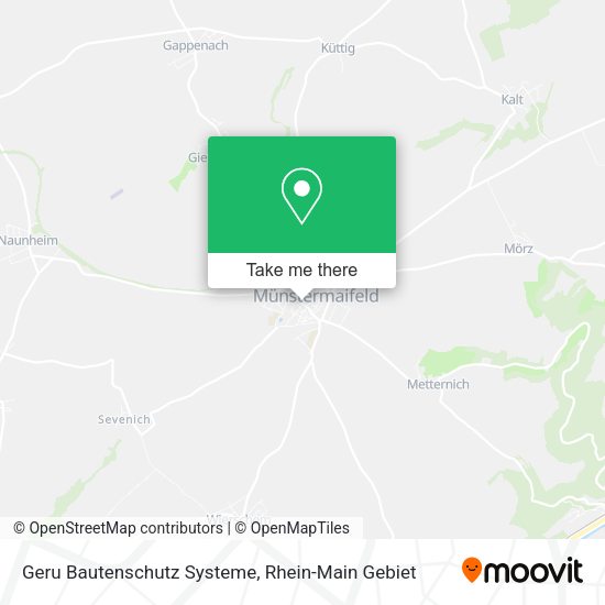 Карта Geru Bautenschutz Systeme