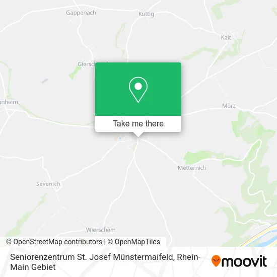 Карта Seniorenzentrum St. Josef Münstermaifeld