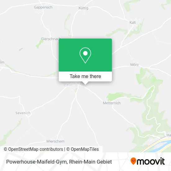 Карта Powerhouse-Maifeld-Gym