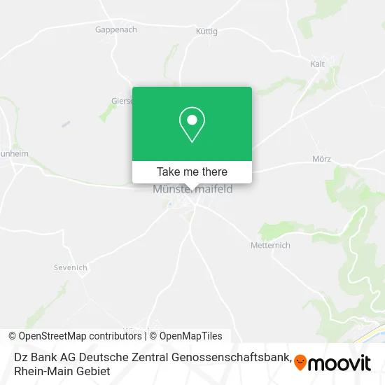 Карта Dz Bank AG Deutsche Zentral Genossenschaftsbank