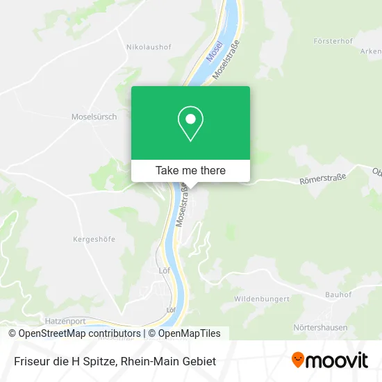Карта Friseur die H Spitze