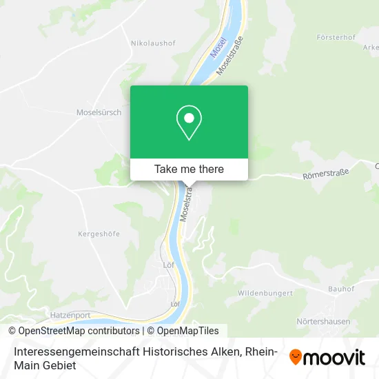Карта Interessengemeinschaft Historisches Alken
