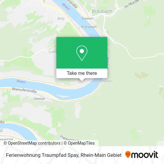 Карта Ferienwohnung Traumpfad Spay