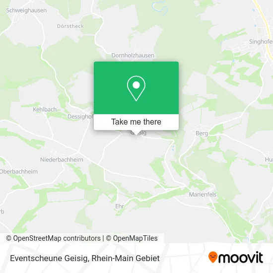 Карта Eventscheune Geisig