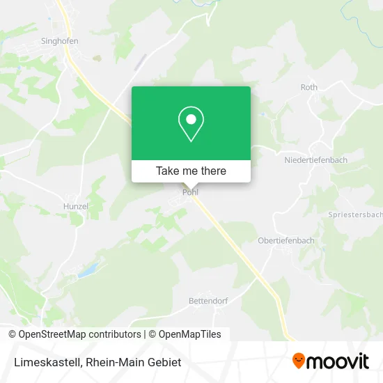 Карта Limeskastell