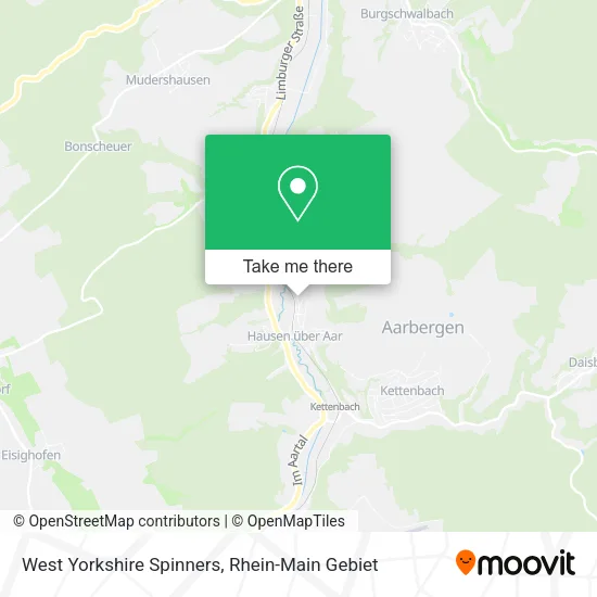 Карта West Yorkshire Spinners