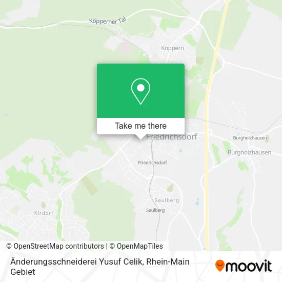 Карта Änderungsschneiderei Yusuf Celik