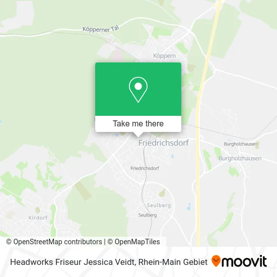 Карта Headworks Friseur Jessica Veidt