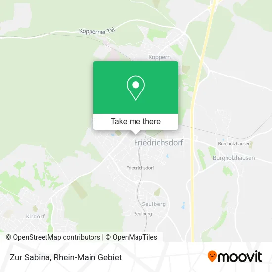 Карта Zur Sabina
