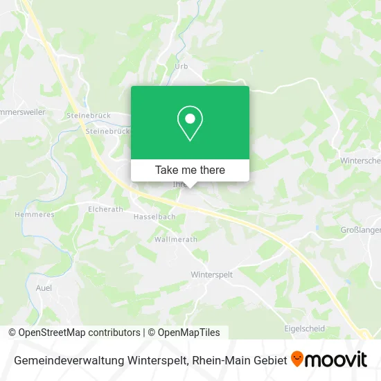 Карта Gemeindeverwaltung Winterspelt