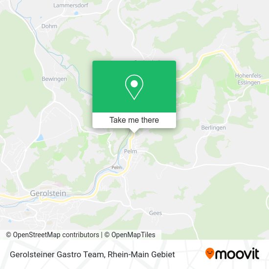 Карта Gerolsteiner Gastro Team