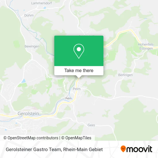 Карта Gerolsteiner Gastro Team
