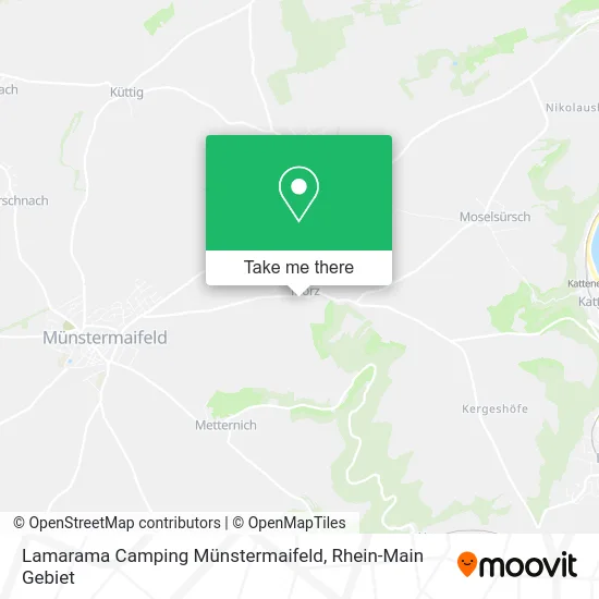 Карта Lamarama Camping Münstermaifeld