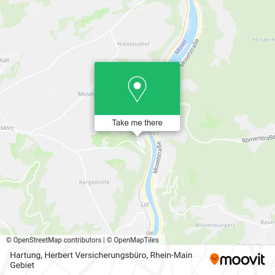 Карта Hartung, Herbert Versicherungsbüro