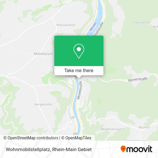 Карта Wohnmobilstellplatz