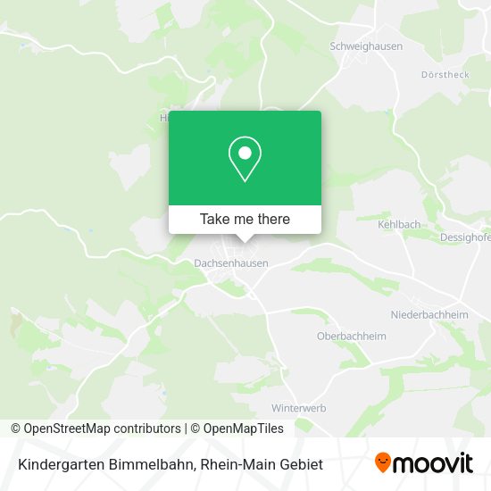 Карта Kindergarten Bimmelbahn