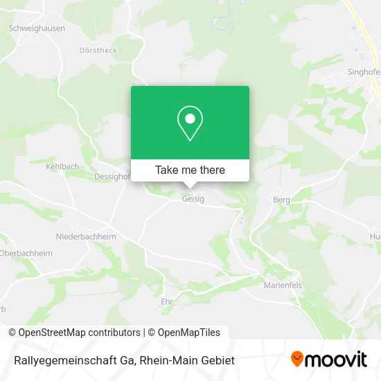 Карта Rallyegemeinschaft Ga