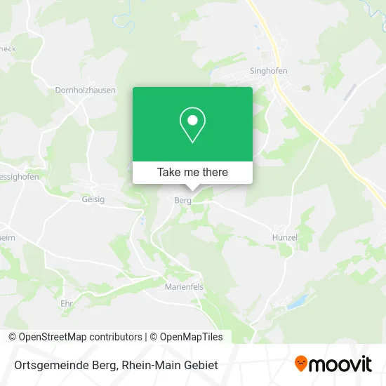 Карта Ortsgemeinde Berg