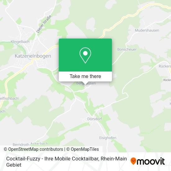 Карта Cocktail-Fuzzy - Ihre Mobile Cocktailbar