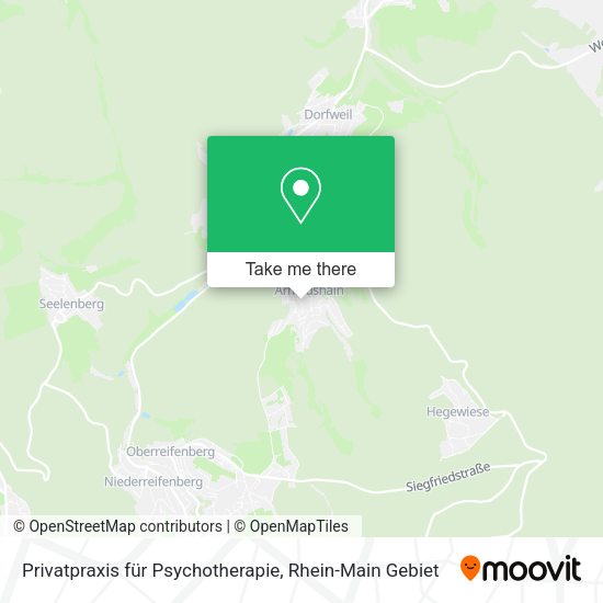 Карта Privatpraxis für Psychotherapie
