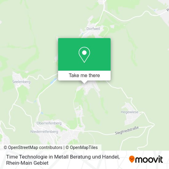 Карта Time Technologie in Metall Beratung und Handel