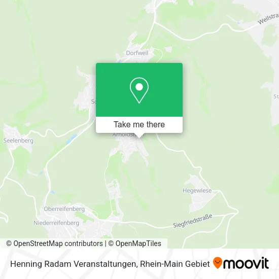 Карта Henning Radam Veranstaltungen