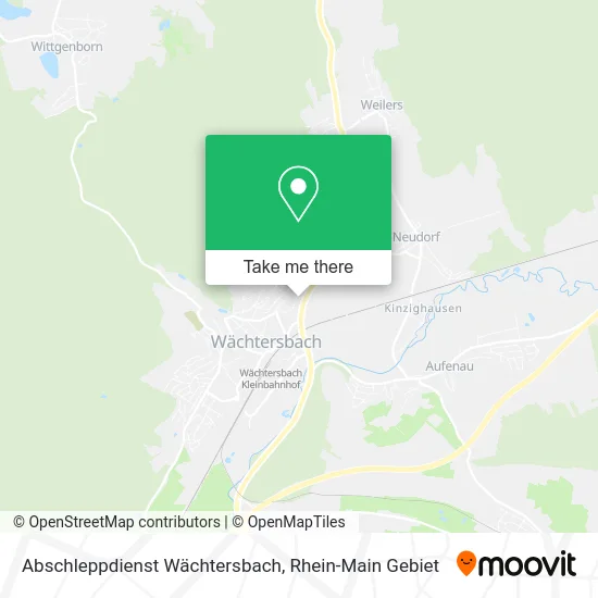 Карта Abschleppdienst Wächtersbach