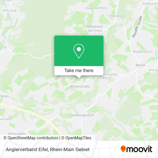 Карта Anglerverband Eifel