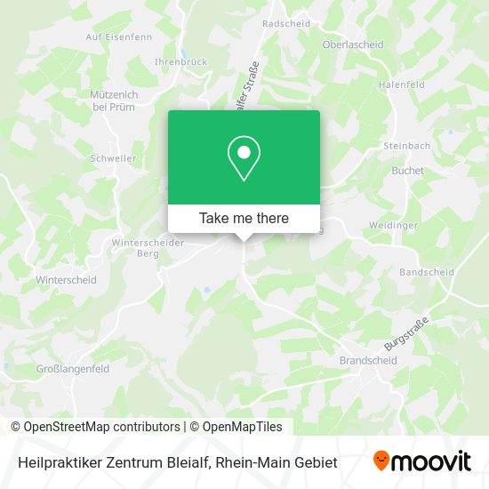 Карта Heilpraktiker Zentrum Bleialf