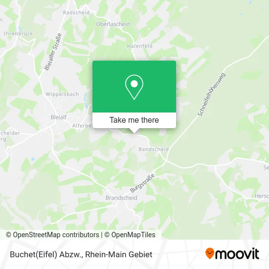 Карта Buchet(Eifel) Abzw.