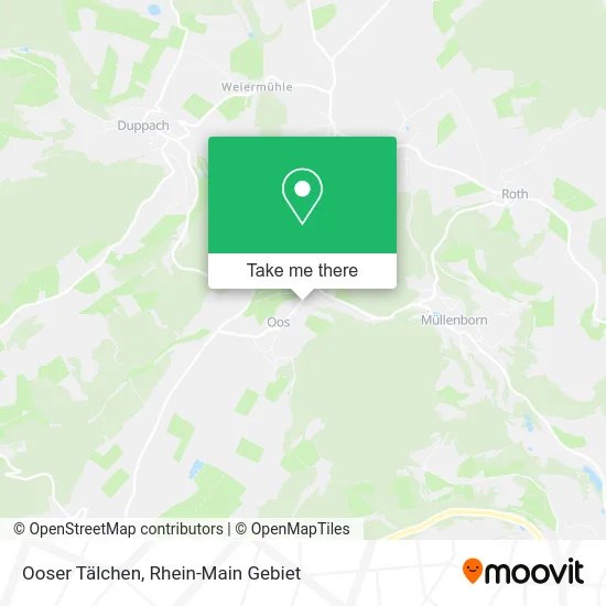 Карта Ooser Tälchen