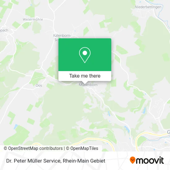Карта Dr. Peter Müller Service