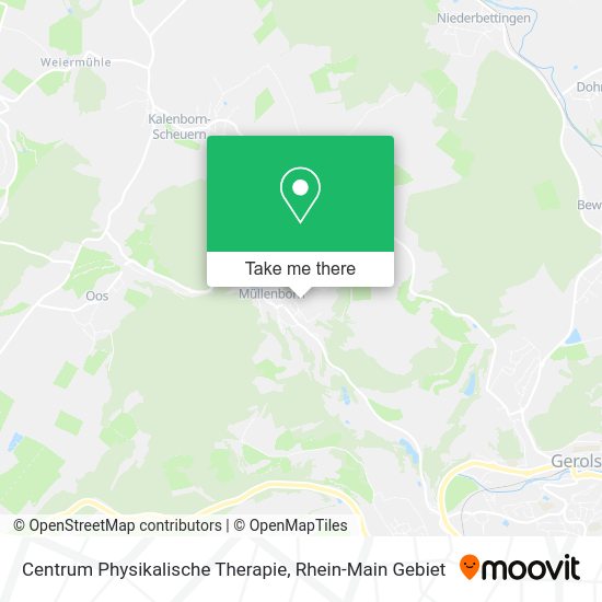 Карта Centrum Physikalische Therapie