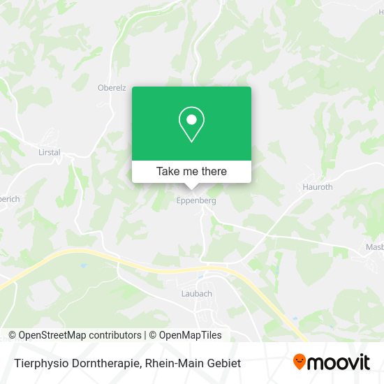 Карта Tierphysio Dorntherapie