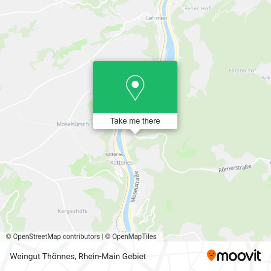 Карта Weingut Thönnes