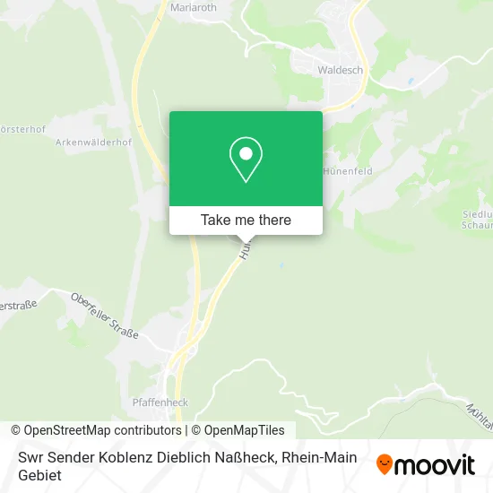 Карта Swr Sender Koblenz Dieblich Naßheck